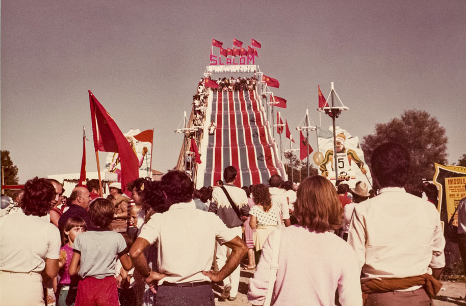 Luigi Ghirri, Festa dell'Unità, Reggio Emilia, 1983 
Vintage C-Print
Cartacea Galleria 
Cartacea Gallery