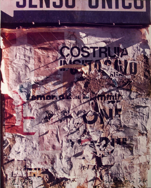 Nino Migliori, MURI 1970's 
Cartacea Galleria 
Cartacea Gallery