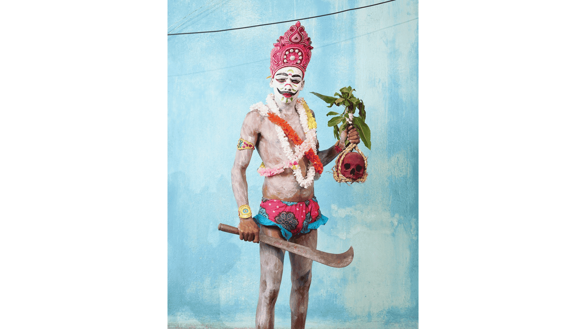 Charles Frèger Asur Sonio et Mathar Khuli ( armèe de dèmons et tète de mort), Gajan (Kasim Bazar, Murshidab, Bengale_occidental) Cartacea Galleria Cartacea Gallery