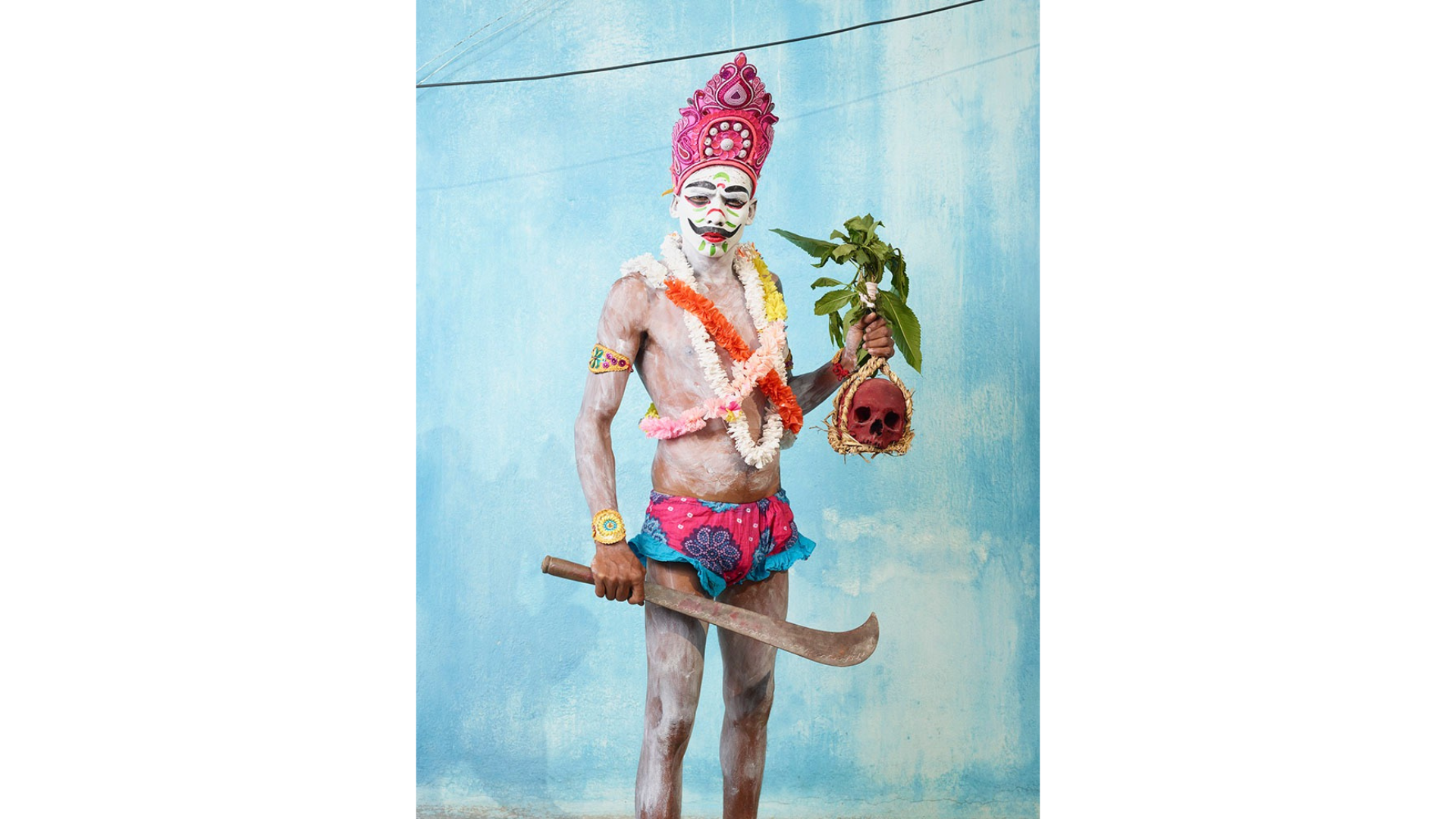 Charles Frèger Asur Sonio et Mathar Khuli ( armèe de dèmons et tète de mort), Gajan (Kasim Bazar, Murshidab, Bengale_occidental) Cartacea Galleria Cartacea Gallery