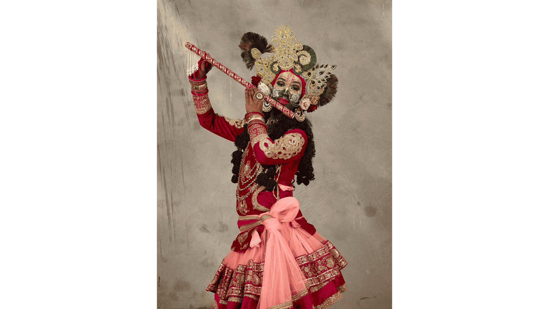 Charles Frèger Krishna, Raslila (Delhi) Cartacea Galleria Cartacea Gallery